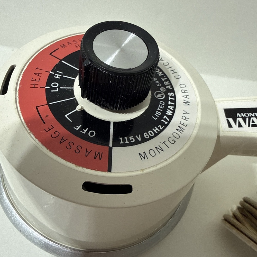 Vintage Pollenex Deep Heat Massager Model HM-10 Tested Works‎ No Attachments - Picture 3 of 9